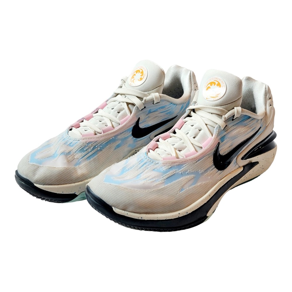Women's Nike Air Zoom GT Cut 2 Sail Pink Spell Black Basketball Sz 8 FN0234-104